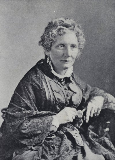 Harriet Beecher Stowe (s/v foto) av English Photographer