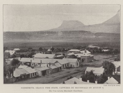 Harrismith, Orange Free State, tillfångatagen av MacDonald den 4 augusti av English Photographer