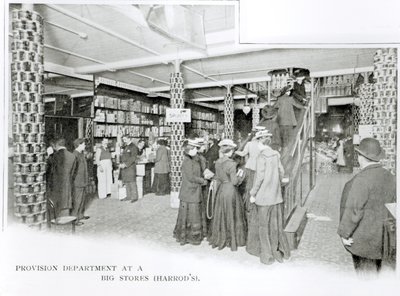 Harrods Provision Department, ca 1901 av English Photographer
