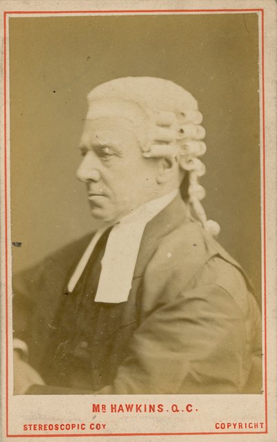 Henry Hawkins QC, 1:a baron Brampton av English Photographer