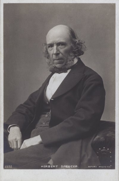 Herbert Spencer (svartvitt foto) av English Photographer