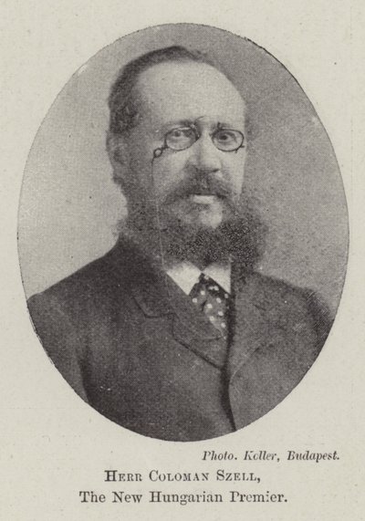 Herr Coloman Szell, den nya ungerske premiärministern av English Photographer
