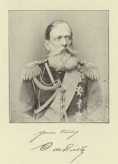 Hans excellens general de Richter av English Photographer