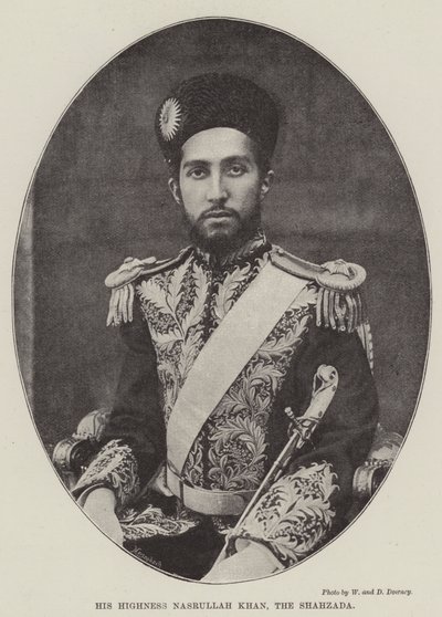 Hans Höghet Nasrullah Khan, Shahzadan av English Photographer