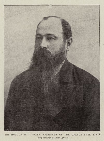 Hans heder M T Steyn, president i Orange Free State av English Photographer