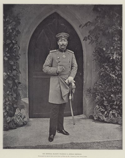 Hans kejserliga majestät Wilhelm II, tysk kejsare av English Photographer