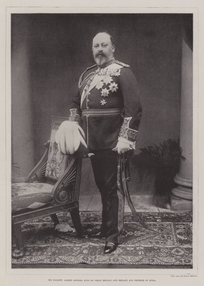 Hans Majestät Albert Edward, kung av Storbritannien och Irland och kejsare av Indien av English Photographer