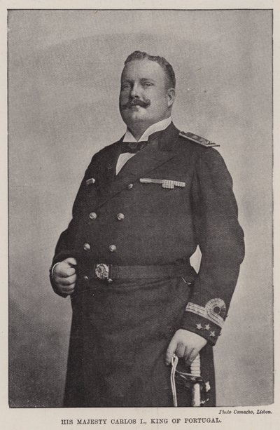 Hans Majestät Carlos I, kung av Portugal av English Photographer