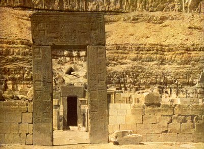 Allra heliga i templet i El Bahri, Egypten. av English Photographer