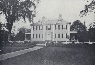 Hem för Henry Wadsworth Longfellow, Cambridge, Massachusetts (s/v foto) av English Photographer