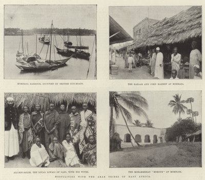 Fientligheter med de arabiska stammarna i Östafrika av English Photographer