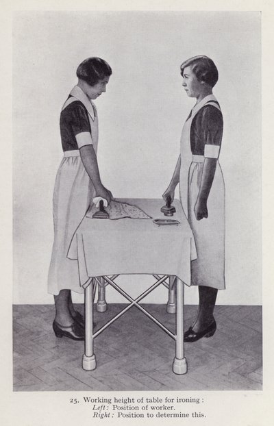 Illustration för Posture in Housework (s/v foto) av English Photographer