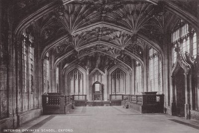 Interior Divinity School, Oxford av English Photographer