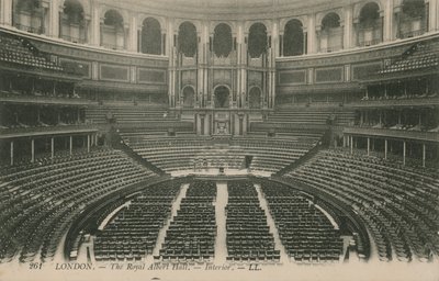 Interiör av Royal Albert Hall, London av English Photographer