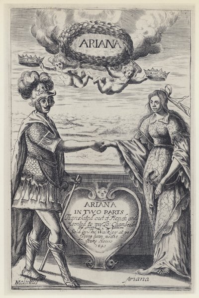 J Desmarets de Saint Sorlin, Ariana, J Haviland för T Walkley 1636 (s/v foto) av English Photographer