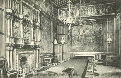 Jerusalem Chamber, Westminster Abbey (s/v foto) av English Photographer