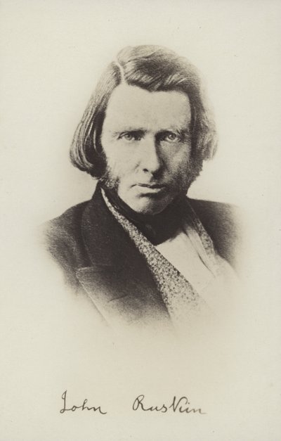 John Ruskin (1819-1900), engelsk författare, konstkritiker, konstnär och samhällstänkare av English Photographer