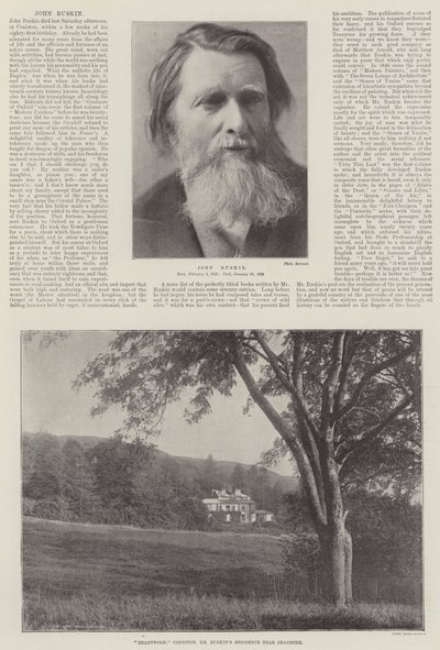 John Ruskin av English Photographer