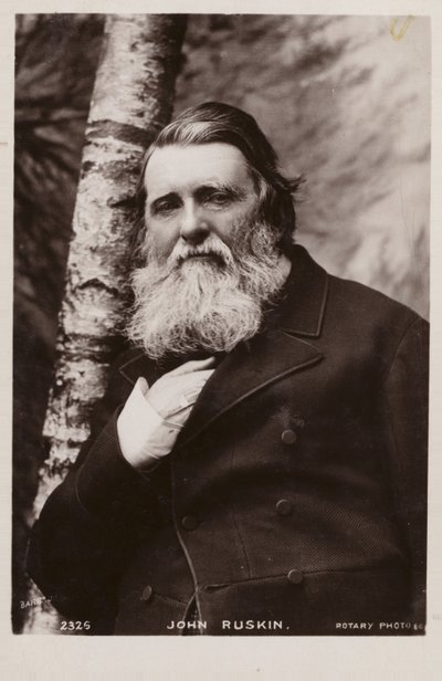 John Ruskin, engelsk författare, konstkritiker, konstnär och samhällstänkare av English Photographer