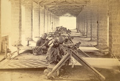 Karachis fängelsevävare. 1873 (fotografisk avtryck) av English Photographer