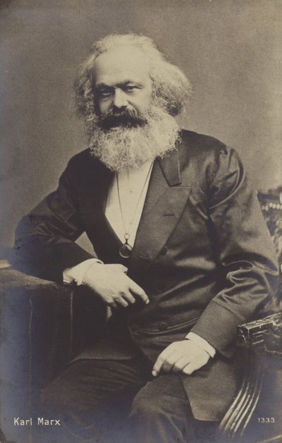 Karl Marx (1818-1883), tysk filosof, ekonom, historiker och politisk teoretiker av English Photographer