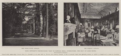 King Edwards kommande besök i Gopsall Hall, Atherstone, säte för Lord Howe av English Photographer