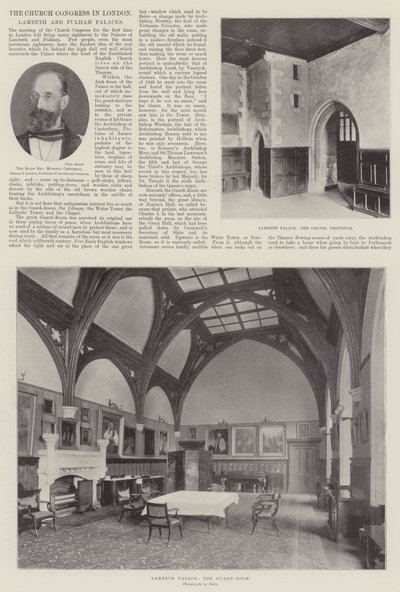 Lambeth och Fulham Palaces av English Photographer