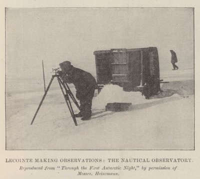 Lecointe gör observationer, Nautical Observatory av English Photographer