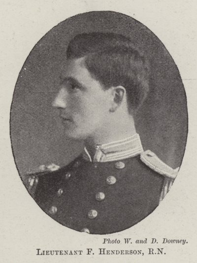 Löjtnant F Henderson, RN av English Photographer