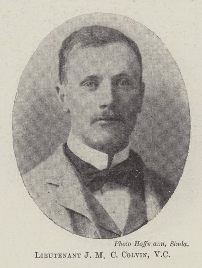 Löjtnant J M C Colvin, VC av English Photographer