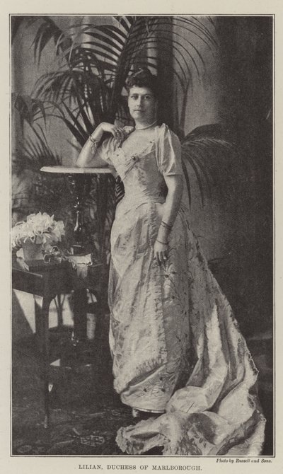 Lilian, hertiginna av Marlborough av English Photographer