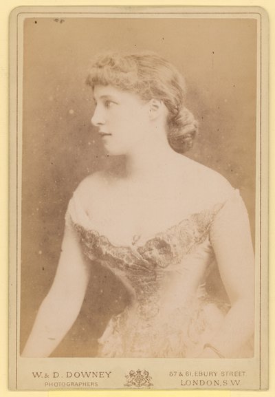 Lillie Langtry, skådespelerska, fotografi av English Photographer
