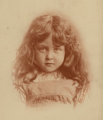 Liten flicka (s/v foto) av English Photographer