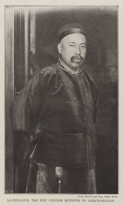 Lo-Feng-Luh, den nya kinesiska ministern i Storbritannien av English Photographer