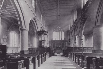 London City Churches: All Hallows, Barking (s/v foto) av English Photographer