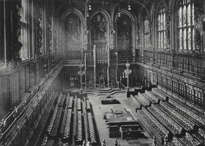 London: The House of Lords (s/v foto) av English Photographer