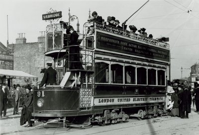London United Electric Tramways av English Photographer