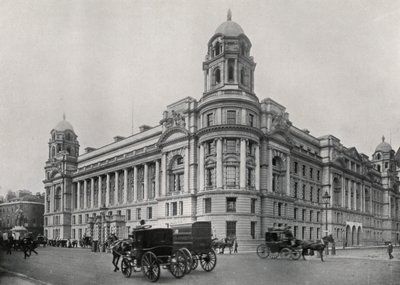 London: War Office, Whitehall (s/v foto) av English Photographer