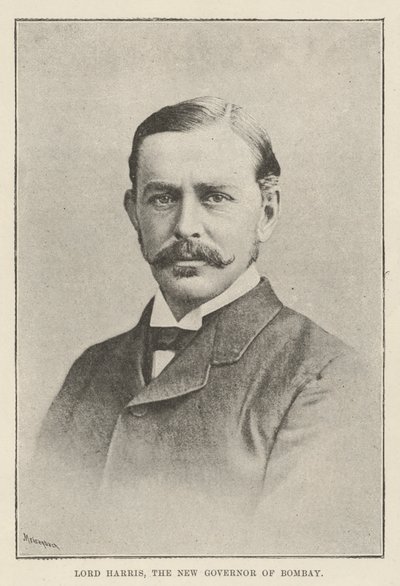 Lord Harris, den nya guvernören i Bombay av English Photographer