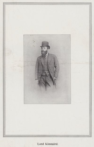 Lord Kinnaird av English Photographer