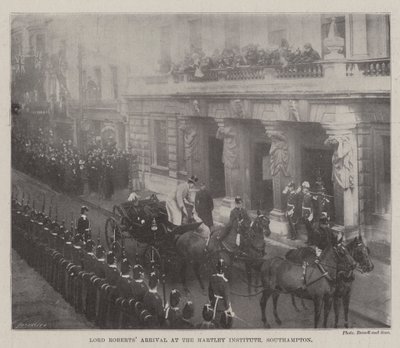 Lord Roberts ankomst till Hartley Institute, Southampton av English Photographer