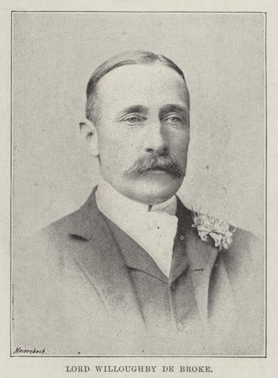 Lord Willoughby de Broke av English Photographer