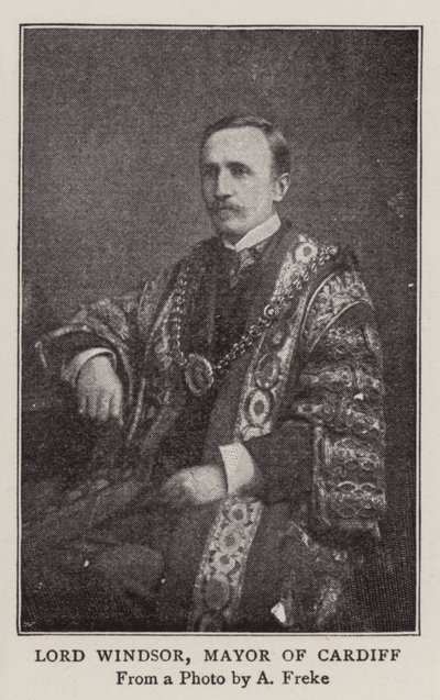 Lord Windsor, borgmästare i Cardiff av English Photographer