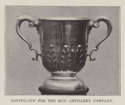 Loving-Cup för det ärade artillerikompaniet av English Photographer