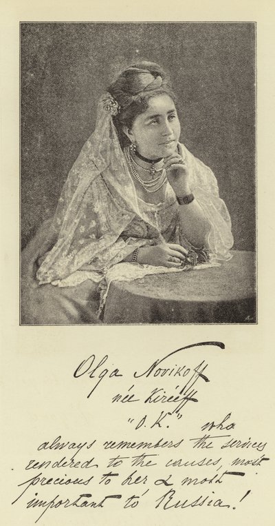 Madame Olga Novikoff av English Photographer