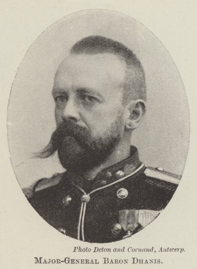 Generalmajor Baron Dhanis av English Photographer
