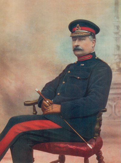 Generalmajor Charles Edmond Knox. Befälhavare för tolfte brigaden, Sydafrika av English Photographer