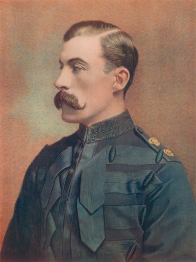 Generalmajor J. F. Brocklehurst. Leder andra kavalleribrigaden, Natal Field Force av English Photographer