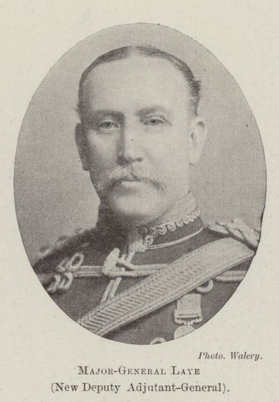 Generalmajor Laye, ny biträdande generaladjutant av English Photographer