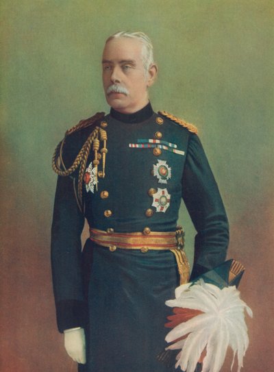 Generalmajor Sir J.C. McNeill. Equery till H. M. drottningen av English Photographer